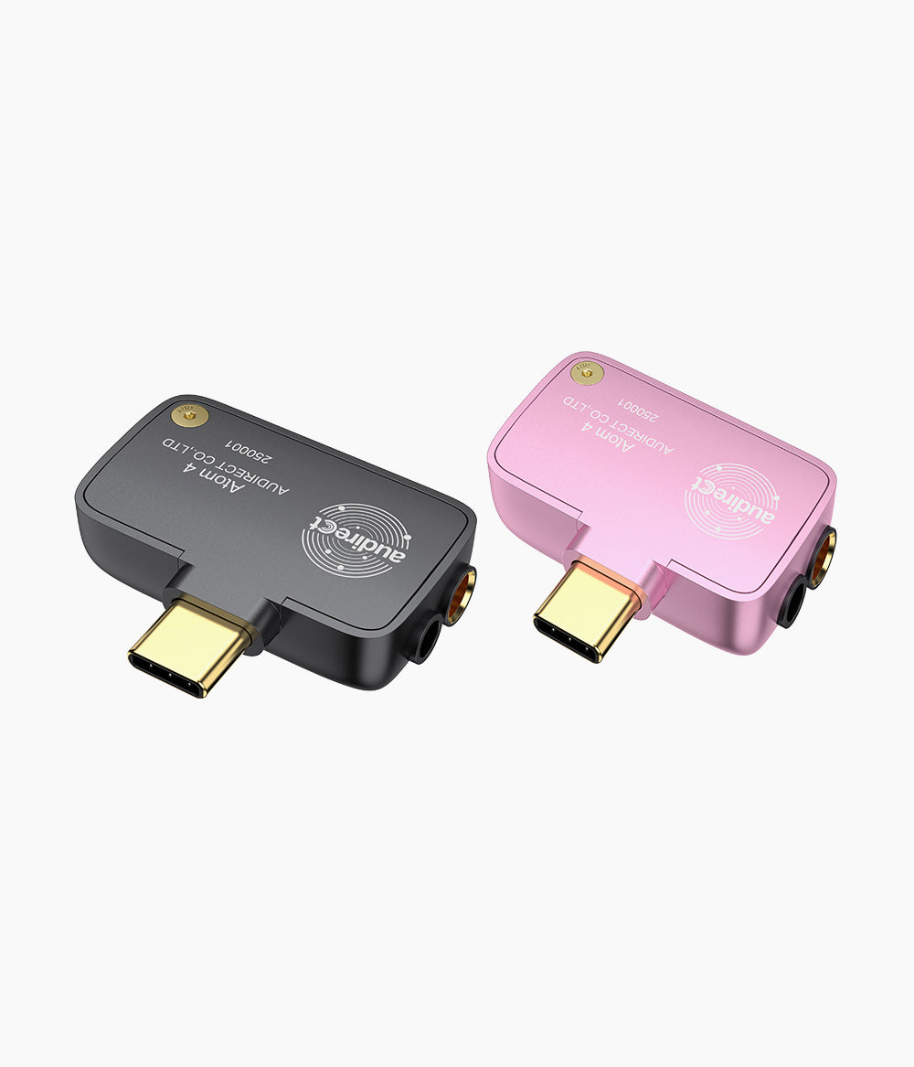 thumbnail image 2 of Audirect ATOM3 DAC Headphone Amplifier - ESS9280 AC Pro Chip Portable Phone Decoder For Smartphones 2 of 3